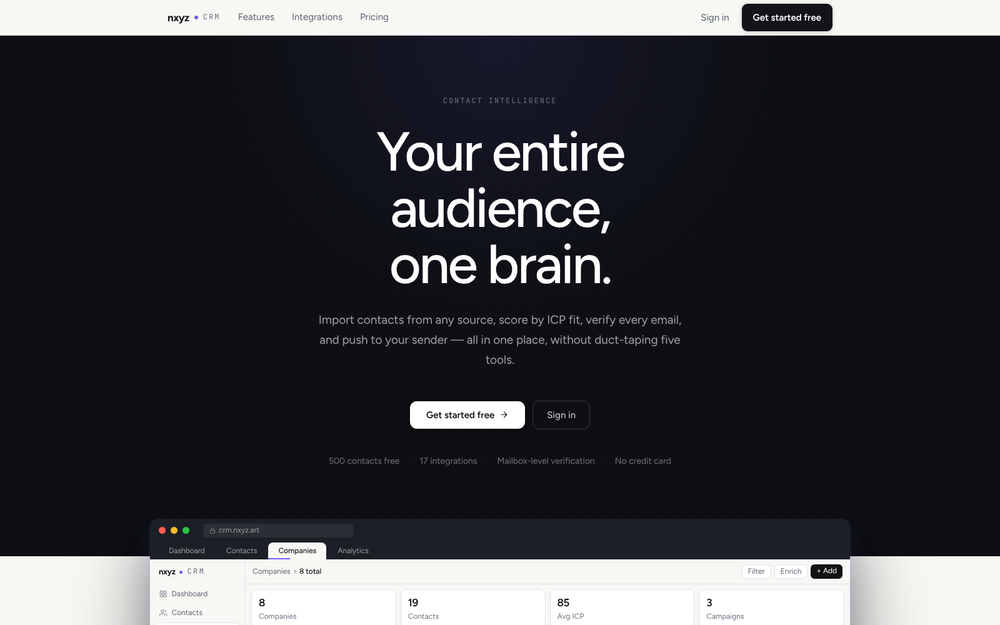 CRM preview