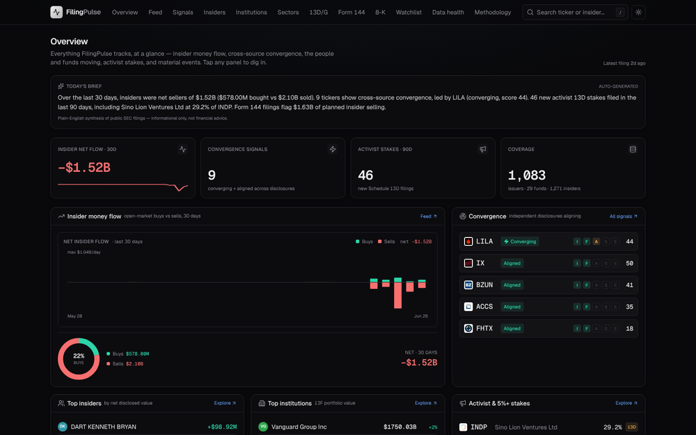 FilingPulse preview
