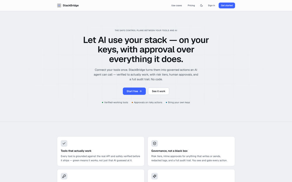 StackBridge preview